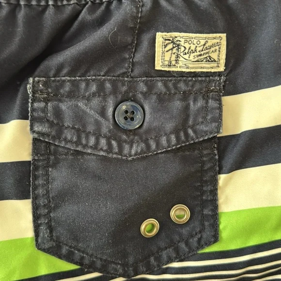 Ralph Lauren Multicolor Striped Swim Shorts - Picture 5 of 5